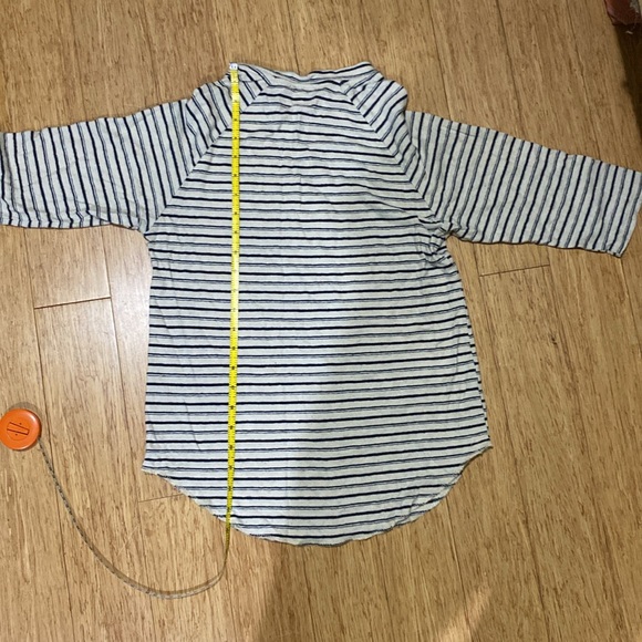 JUNGMAVEN XS 3/4 length sleeve striped tee - Picture 6 of 7